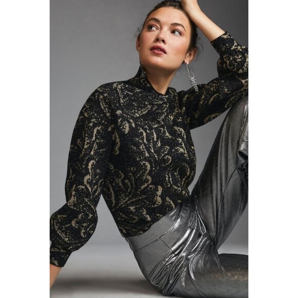 Anthropologie Beatriz Mock-Neck Sweater - Picture 5 of 8